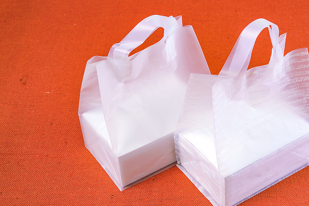 角底ループ袋（無地） | 菓子パッケージ（菓子箱、菓子袋、掛紙）の販売なら玉谷共栄堂