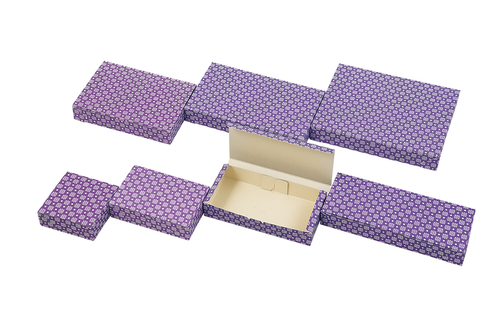 和菓子サービス箱C</br>（カップ用・折組式）紫