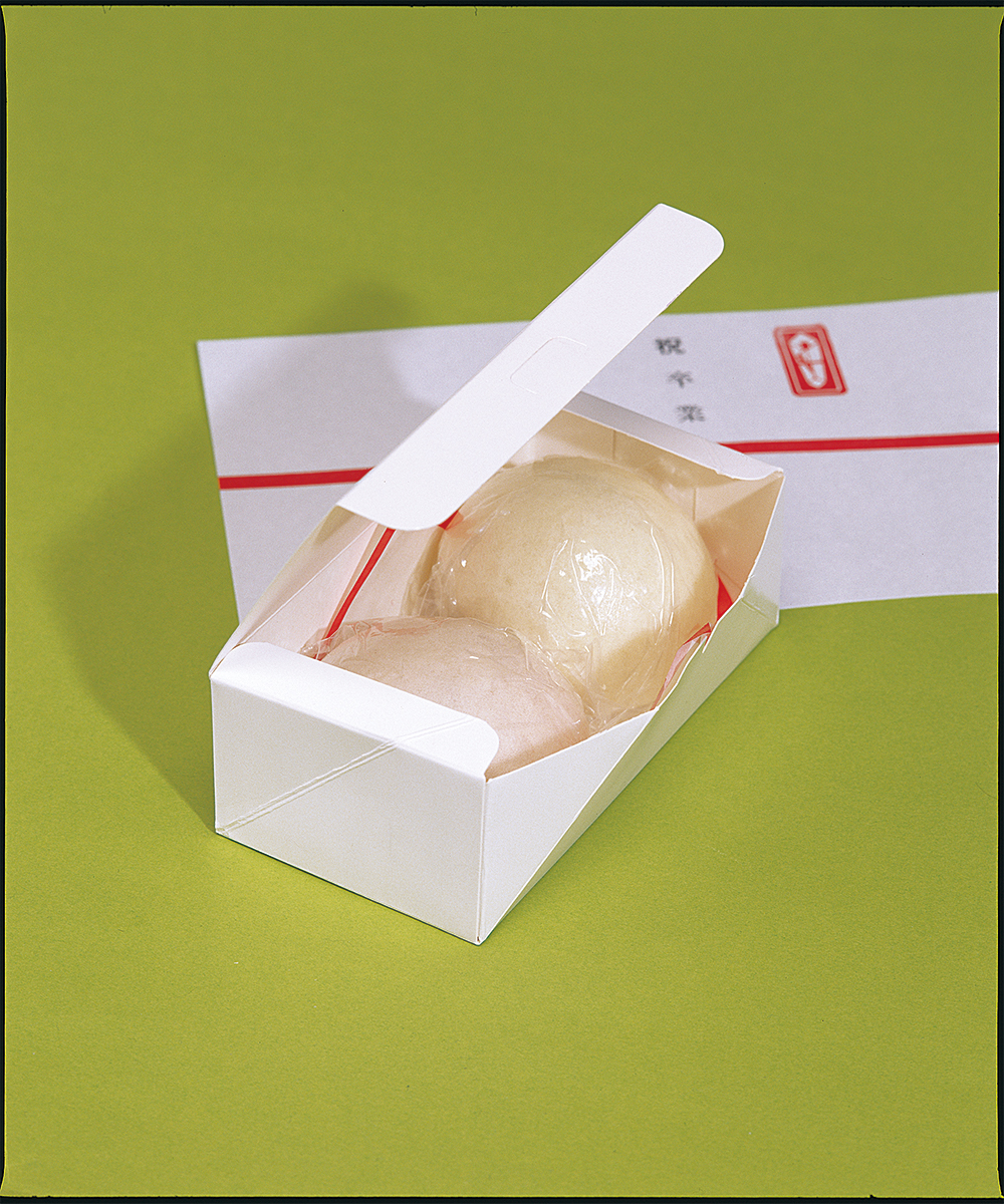 和菓子サービス箱まんじゅう2個入用 菓子パッケージ 菓子箱 菓子袋 掛紙 の販売なら玉谷共栄堂